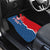 Czech Republic Car Mats with Red Blue Modern Lion Design and Geometric Flag - Wonder Print Shop