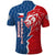 Czech Republic Polo Shirt with Red Blue Modern Lion Design and Geometric Flag - Wonder Print Shop