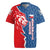 Czech Republic Rugby Jersey with Red Blue Modern Lion Design and Geometric Flag - Wonder Print Shop