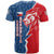 Czech Republic T Shirt with Red Blue Modern Lion Design and Geometric Flag - Wonder Print Shop