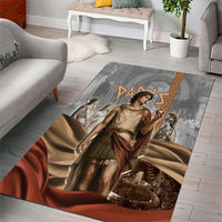 Judgement of Paris Area Rug Ancient Greek Mythology Classical Painting