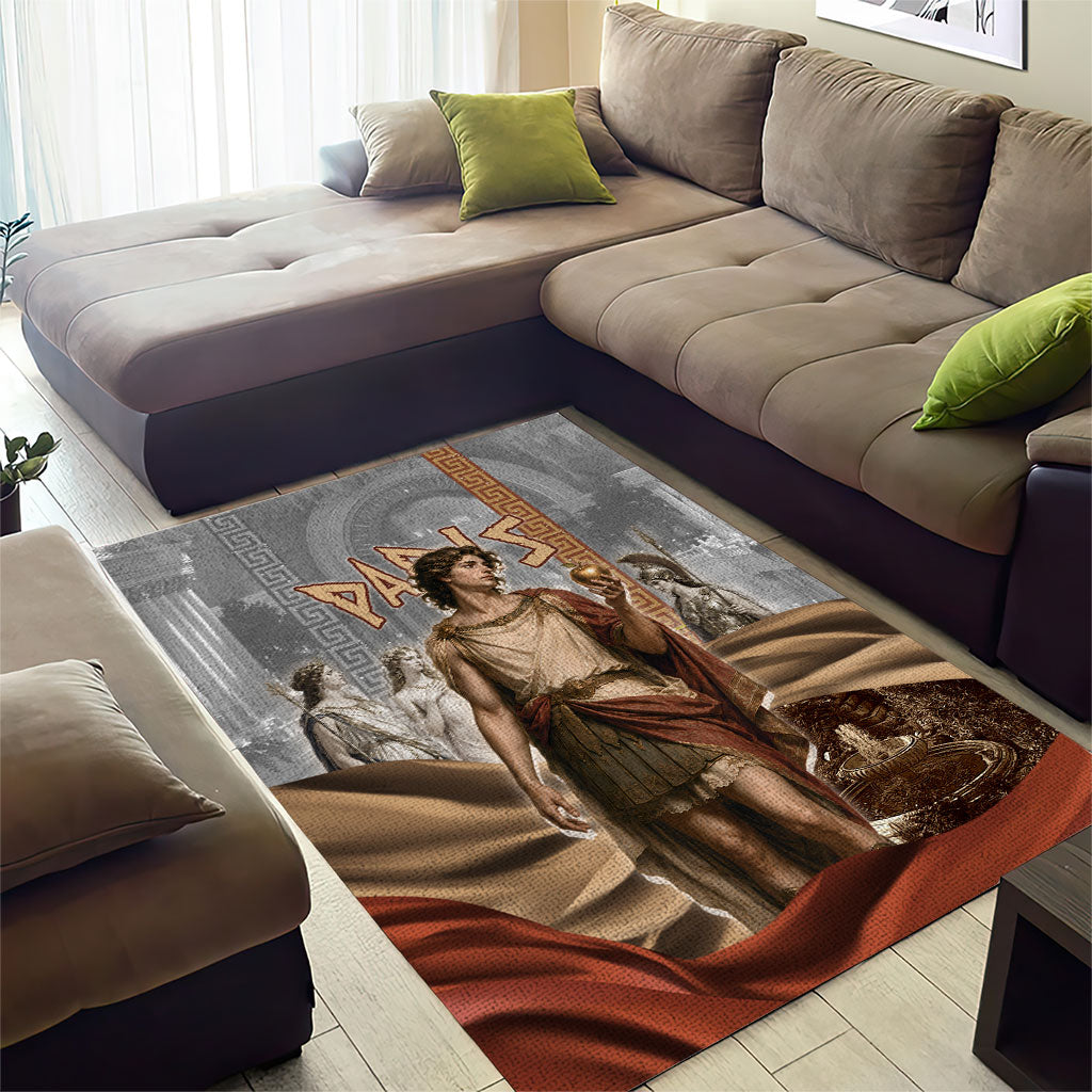 Judgement of Paris Area Rug Ancient Greek Mythology Classical Painting