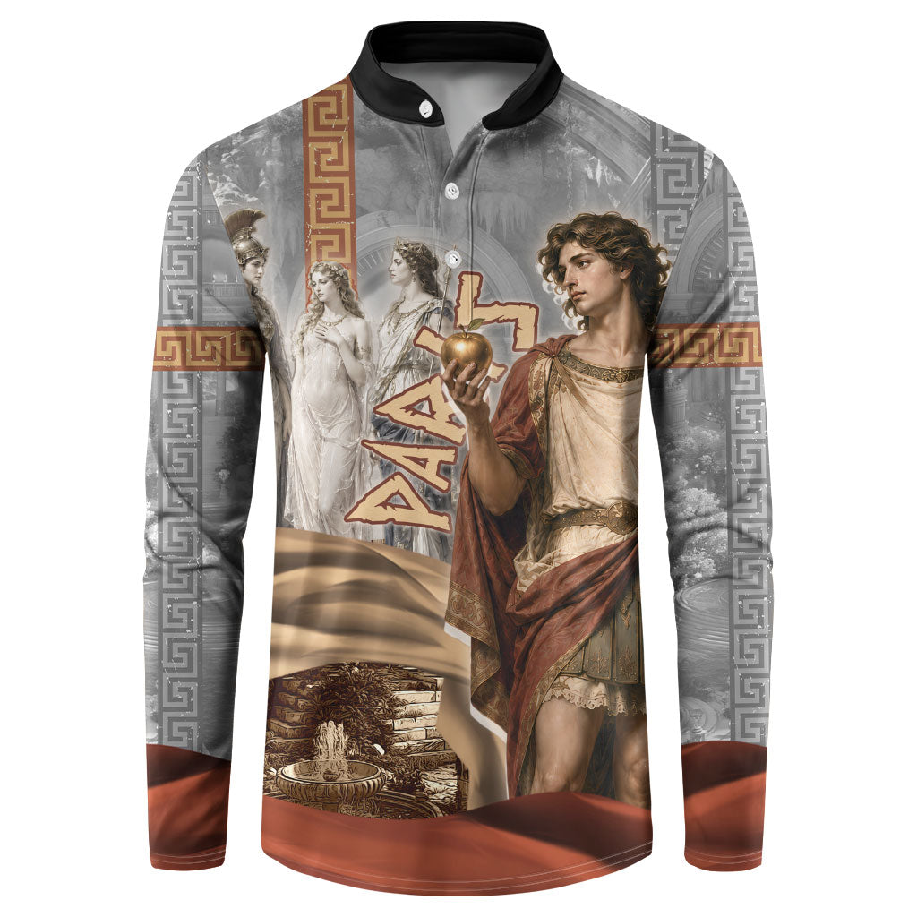 Judgement of Paris Button Sweatshirt Ancient Greek Mythology Classical Painting