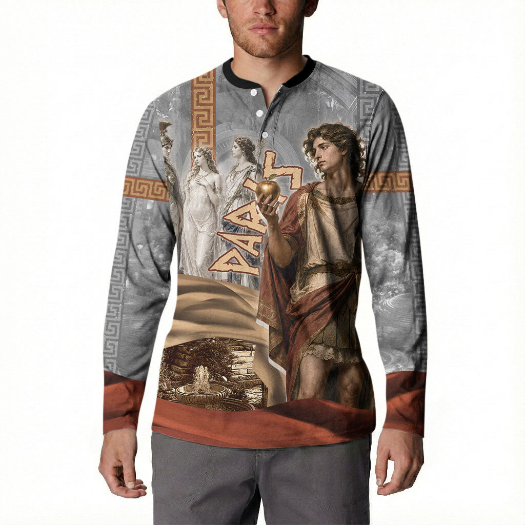 Judgement of Paris Button Sweatshirt Ancient Greek Mythology Classical Painting