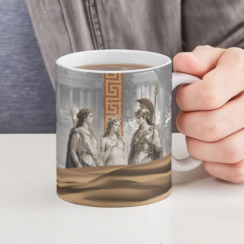Judgement of Paris Ceramic Mug Ancient Greek Mythology Classical Painting