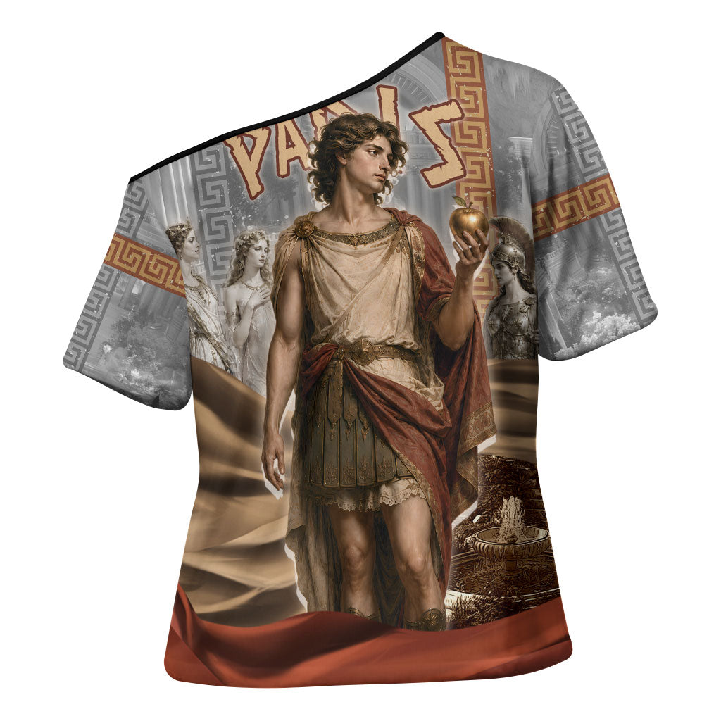 Judgement of Paris Cross Shoulder Shirt Ancient Greek Mythology Classical Painting