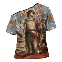 Judgement of Paris Cross Shoulder Shirt Ancient Greek Mythology Classical Painting