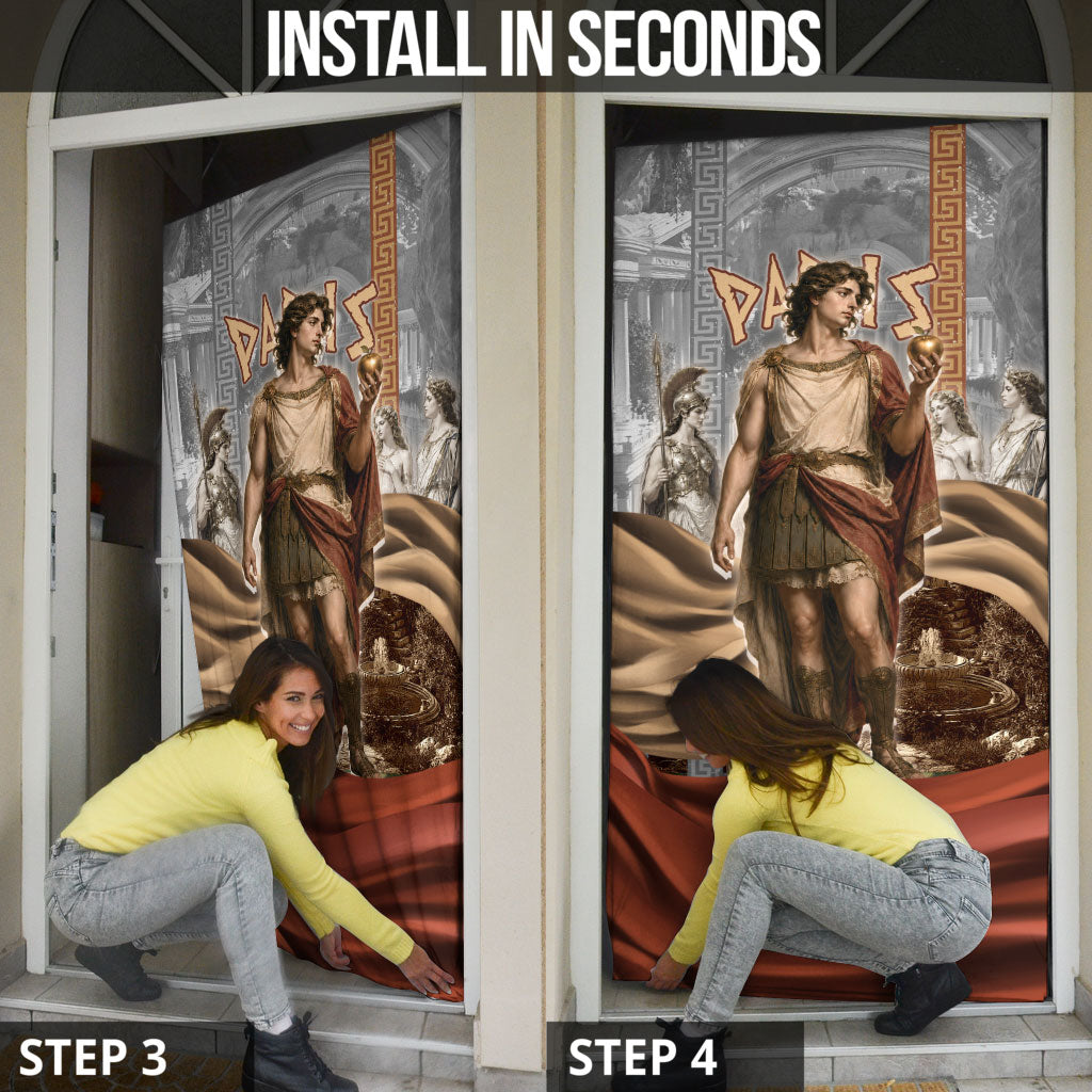Judgement of Paris Door Cover Ancient Greek Mythology Classical Painting