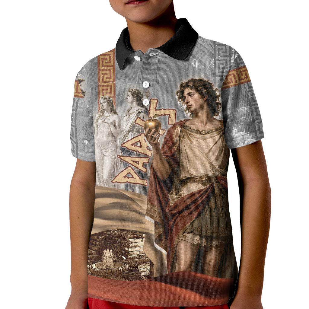 Judgement of Paris Kid Polo Shirt Ancient Greek Mythology Classical Painting
