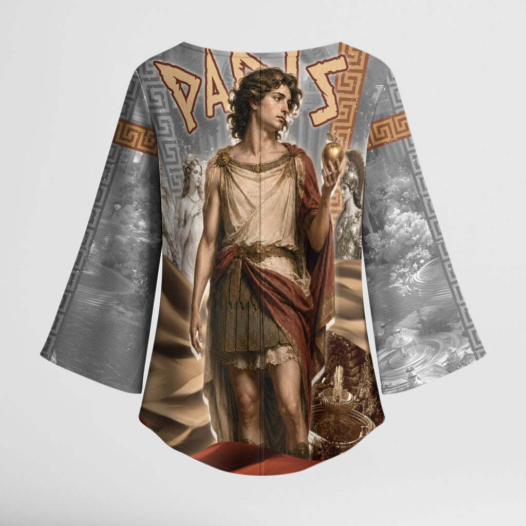 Judgement of Paris Kimono Sleeve Blouse Ancient Greek Mythology Classical Painting