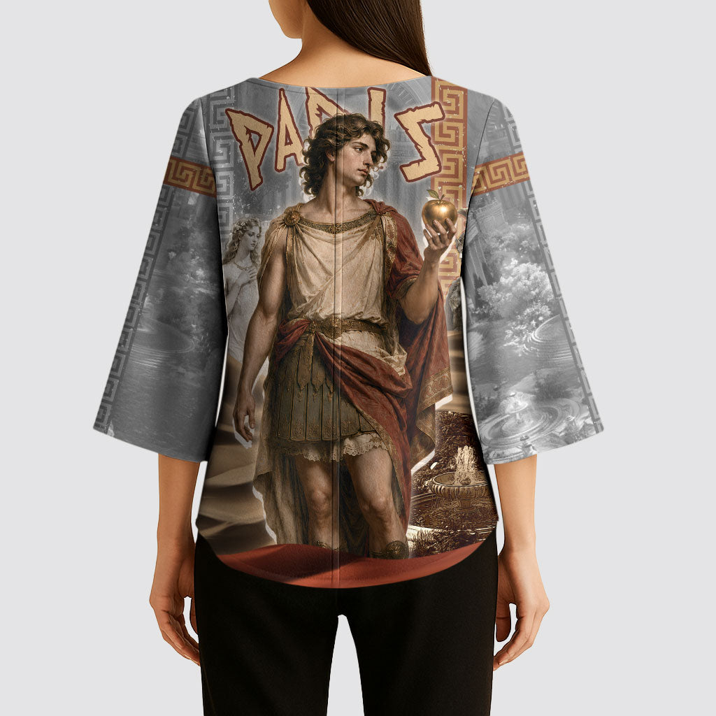 Judgement of Paris Kimono Sleeve Blouse Ancient Greek Mythology Classical Painting