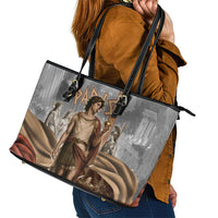Judgement of Paris Leather Tote Bag Ancient Greek Mythology Classical Painting