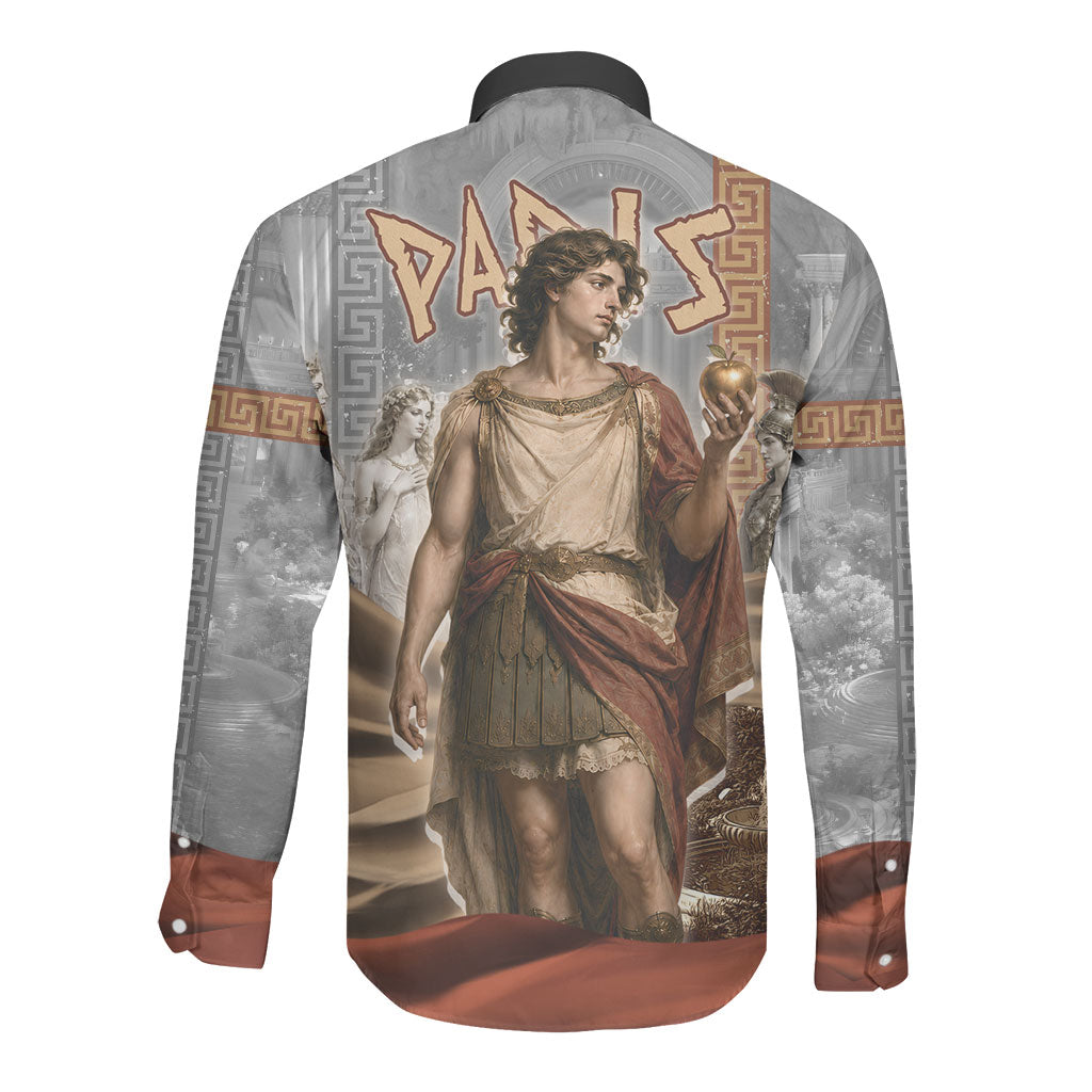 Judgement of Paris Long Sleeve Button Shirt Ancient Greek Mythology Classical Painting