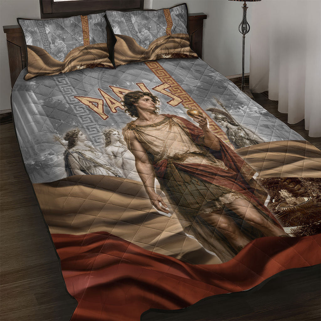 Judgement of Paris Quilt Bed Set Ancient Greek Mythology Classical Painting