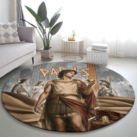 Judgement of Paris Round Carpet Ancient Greek Mythology Classical Painting