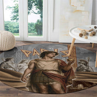 Judgement of Paris Round Carpet Ancient Greek Mythology Classical Painting