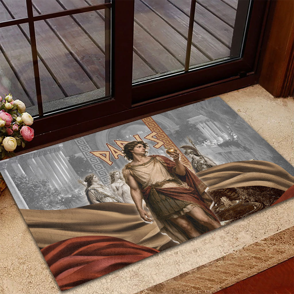 Judgement of Paris Rubber Doormat Ancient Greek Mythology Classical Painting