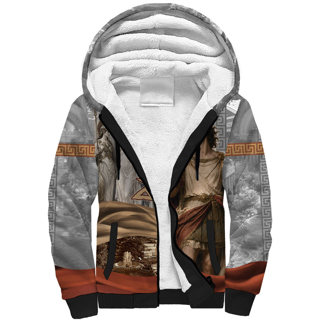 Judgement of Paris Sherpa Hoodie Ancient Greek Mythology Classical Painting