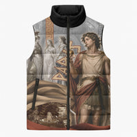 Judgement of Paris Sleeveless Puffer Jacket Ancient Greek Mythology Classical Painting