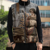 Judgement of Paris Sleeveless Puffer Jacket Ancient Greek Mythology Classical Painting