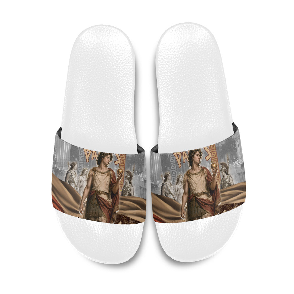 Judgement of Paris Slide Sandals Ancient Greek Mythology Classical Painting