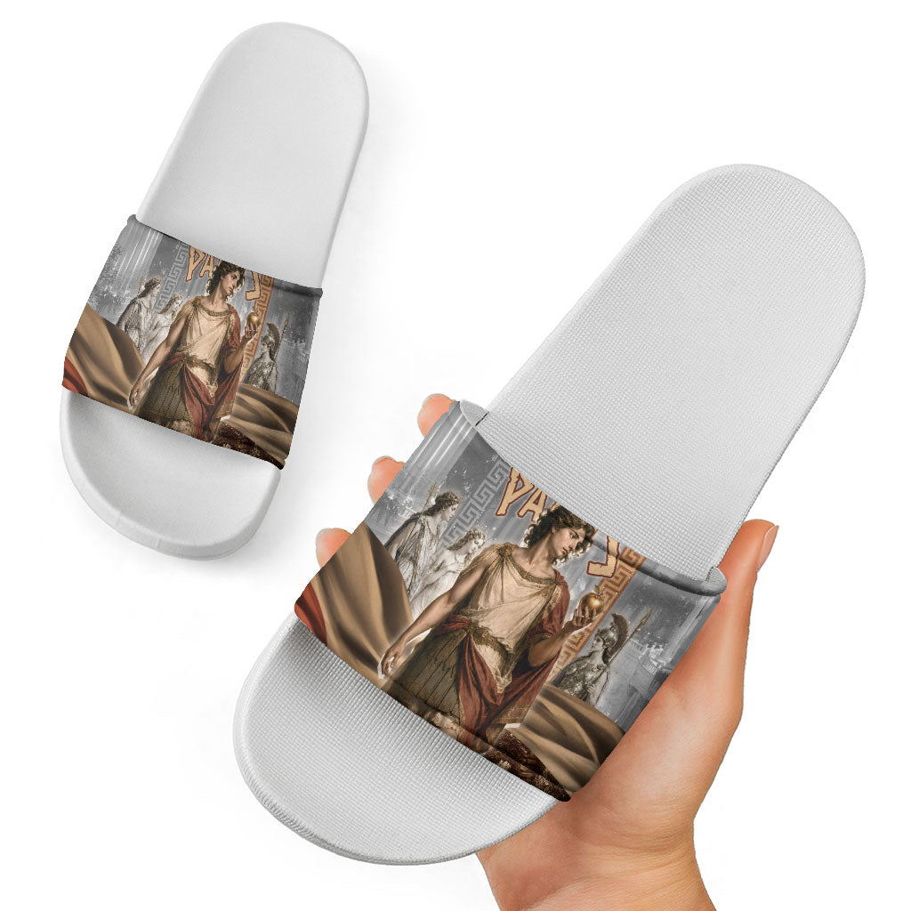 Judgement of Paris Slide Sandals Ancient Greek Mythology Classical Painting