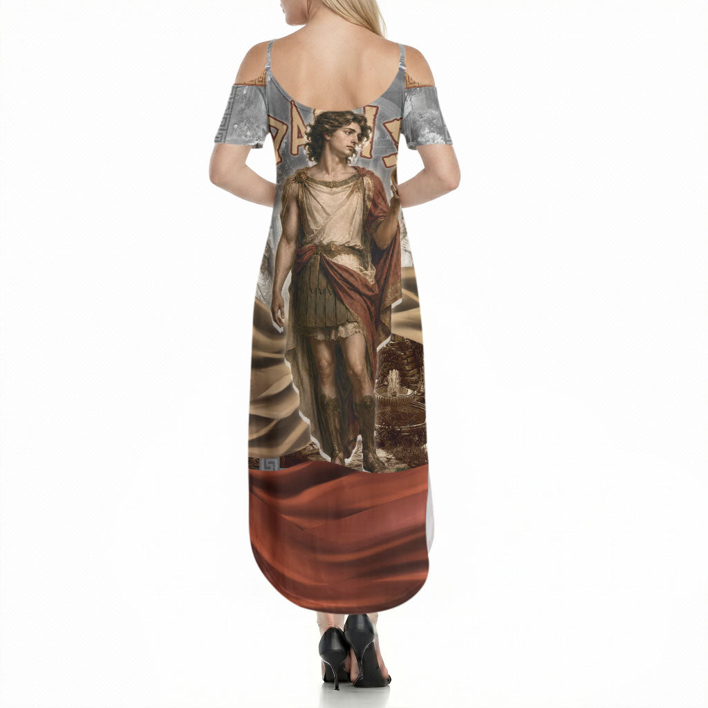 Judgement of Paris Summer Maxi Dress Ancient Greek Mythology Classical Painting