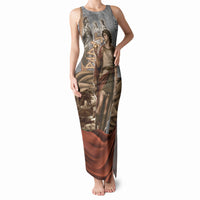 Judgement of Paris Tank Maxi Dress Ancient Greek Mythology Classical Painting
