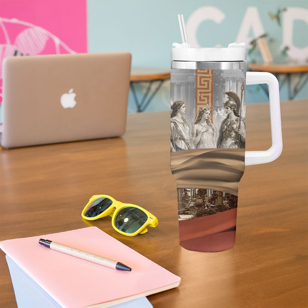 Judgement of Paris Tumbler With Handle Ancient Greek Mythology Classical Painting