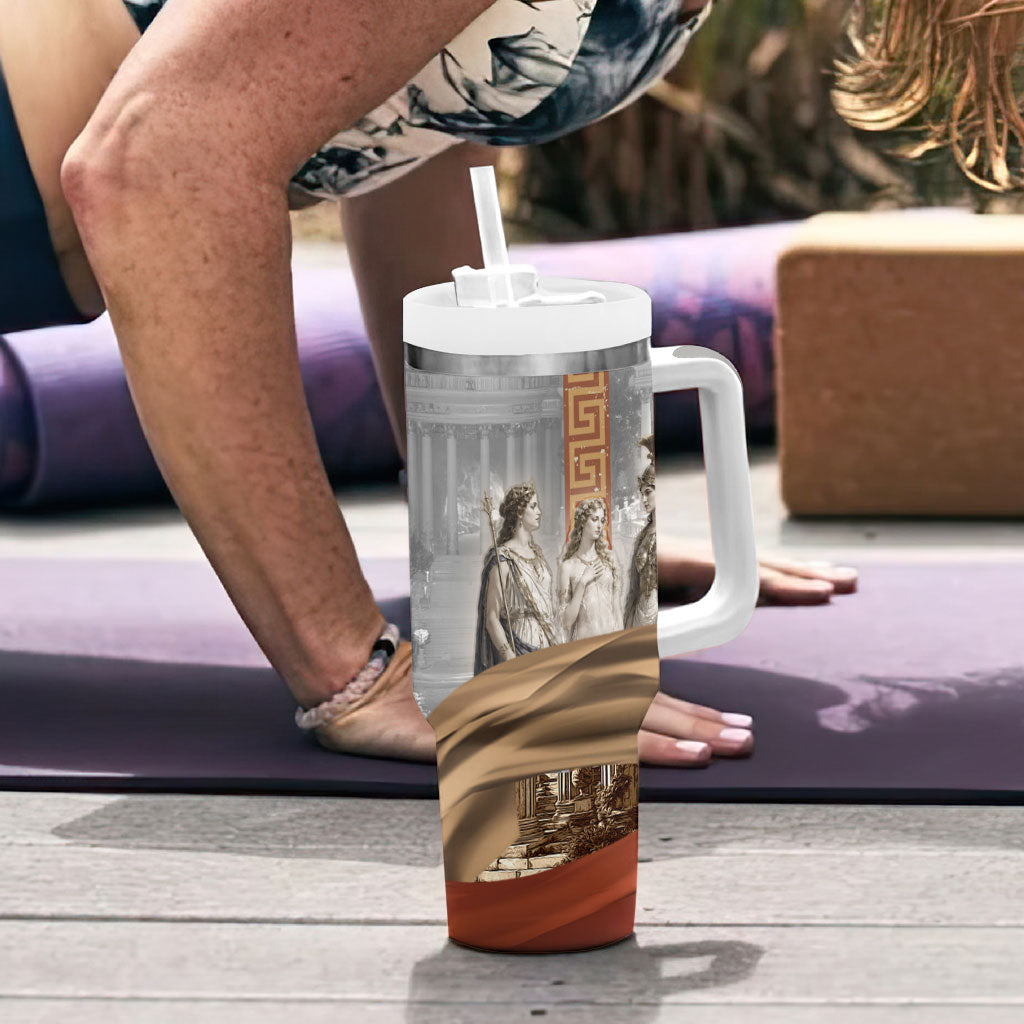 Judgement of Paris Tumbler With Handle Ancient Greek Mythology Classical Painting