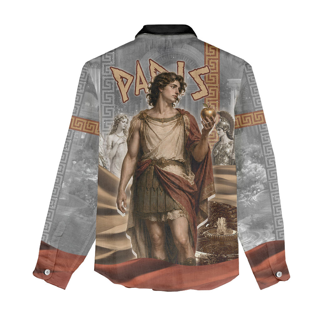 Judgement of Paris Women Casual Shirt Ancient Greek Mythology Classical Painting
