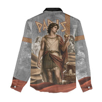 Judgement of Paris Women Casual Shirt Ancient Greek Mythology Classical Painting