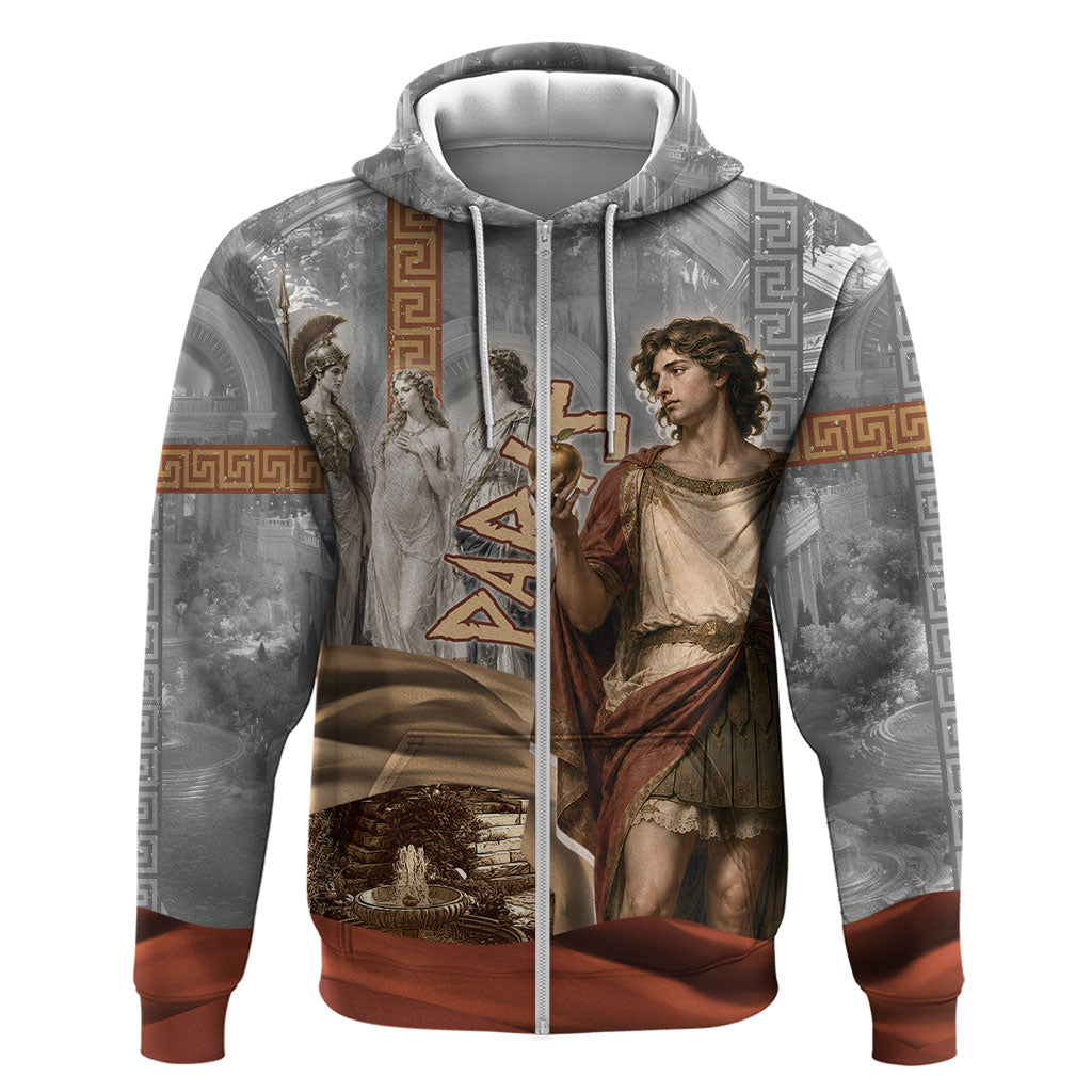 Judgement of Paris Zip Hoodie Ancient Greek Mythology Classical Painting