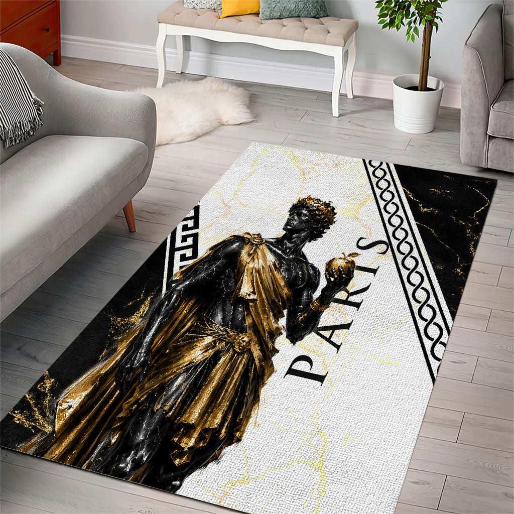 Paris Of Troy Area Rug Golden Apple Ancient Greek Mythology