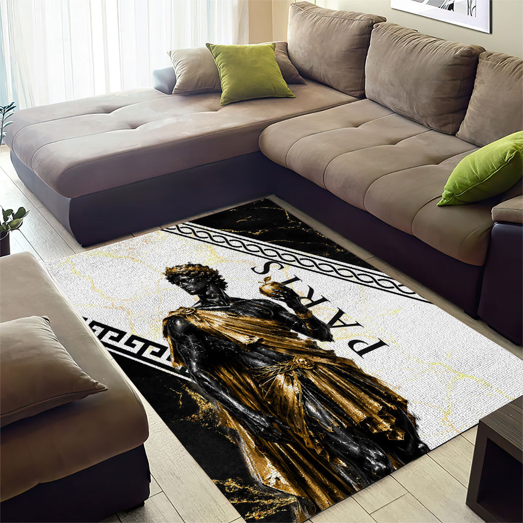 Paris Of Troy Area Rug Golden Apple Ancient Greek Mythology