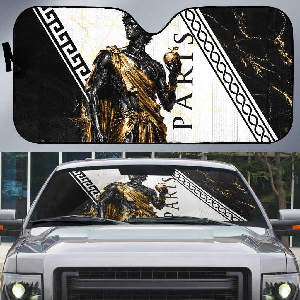 Paris Of Troy Auto Sun Shade Golden Apple Ancient Greek Mythology