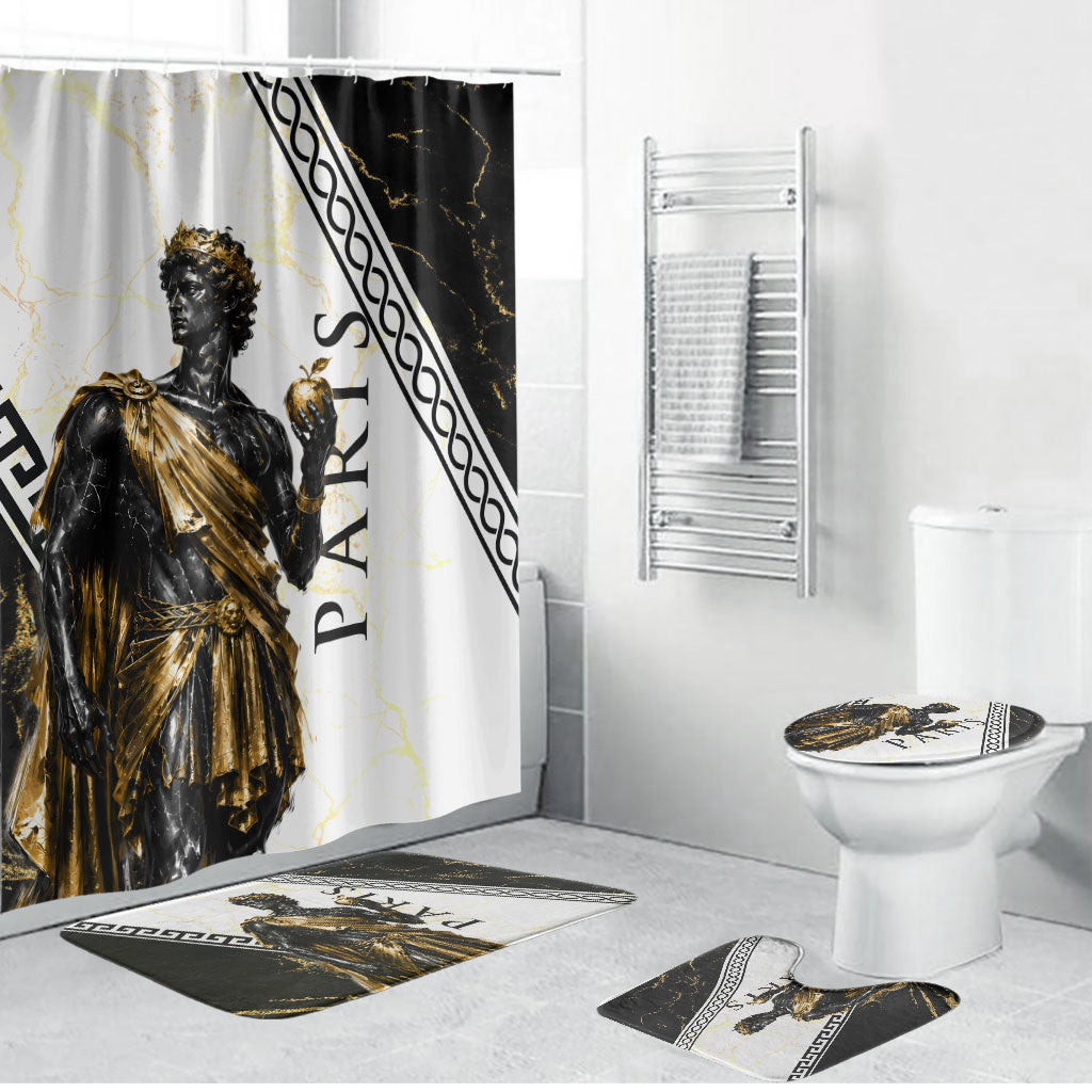 Paris Of Troy Bathroom Set Golden Apple Ancient Greek Mythology