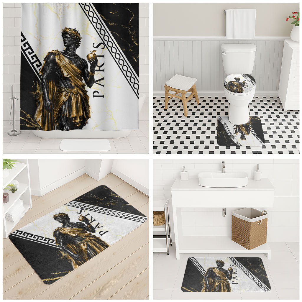 Paris Of Troy Bathroom Set Golden Apple Ancient Greek Mythology