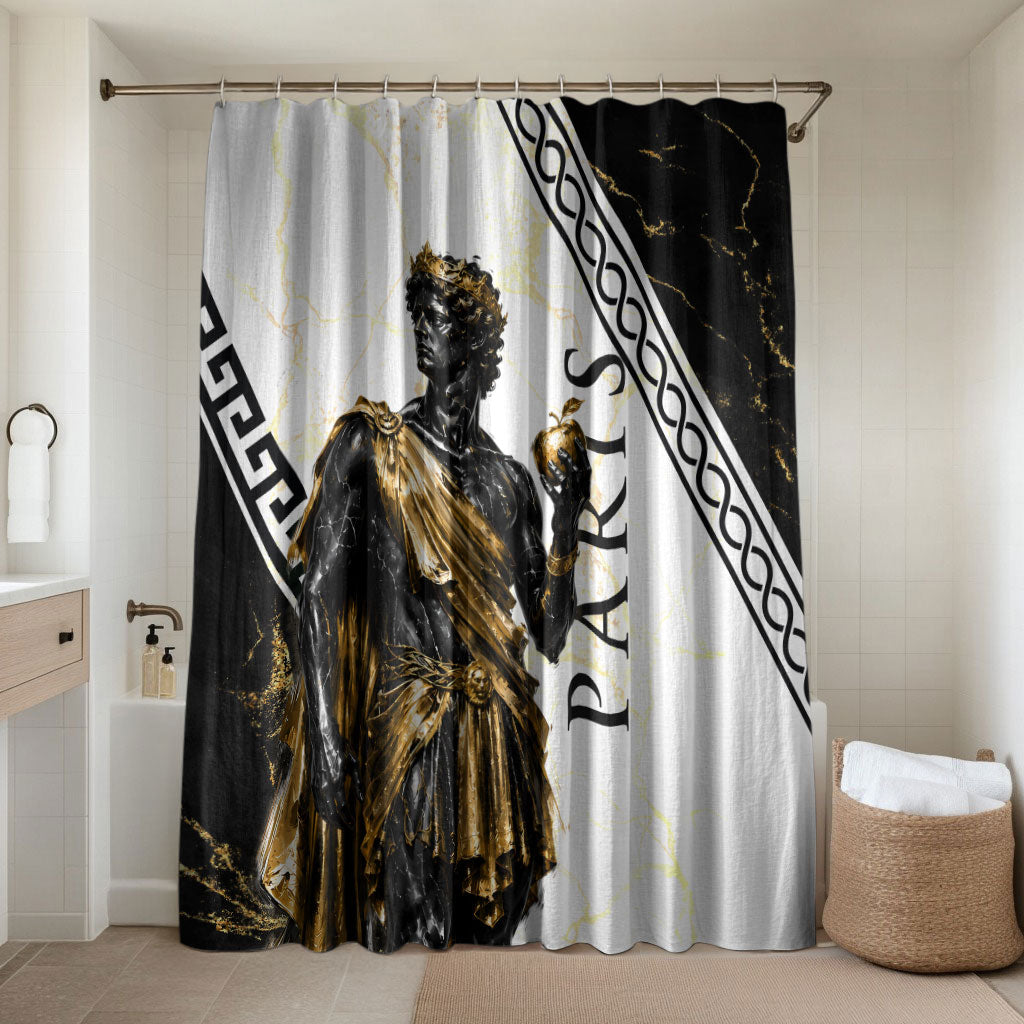 Paris Of Troy Bathroom Set Golden Apple Ancient Greek Mythology