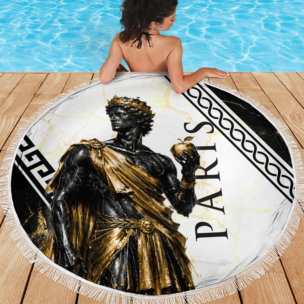 Paris Of Troy Beach Blanket Golden Apple Ancient Greek Mythology