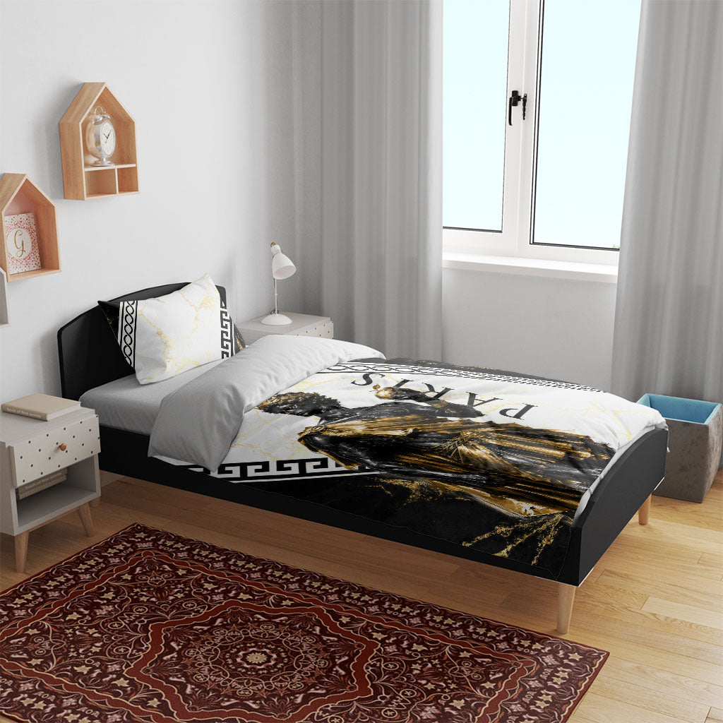 Paris Of Troy Bedding Set Golden Apple Ancient Greek Mythology