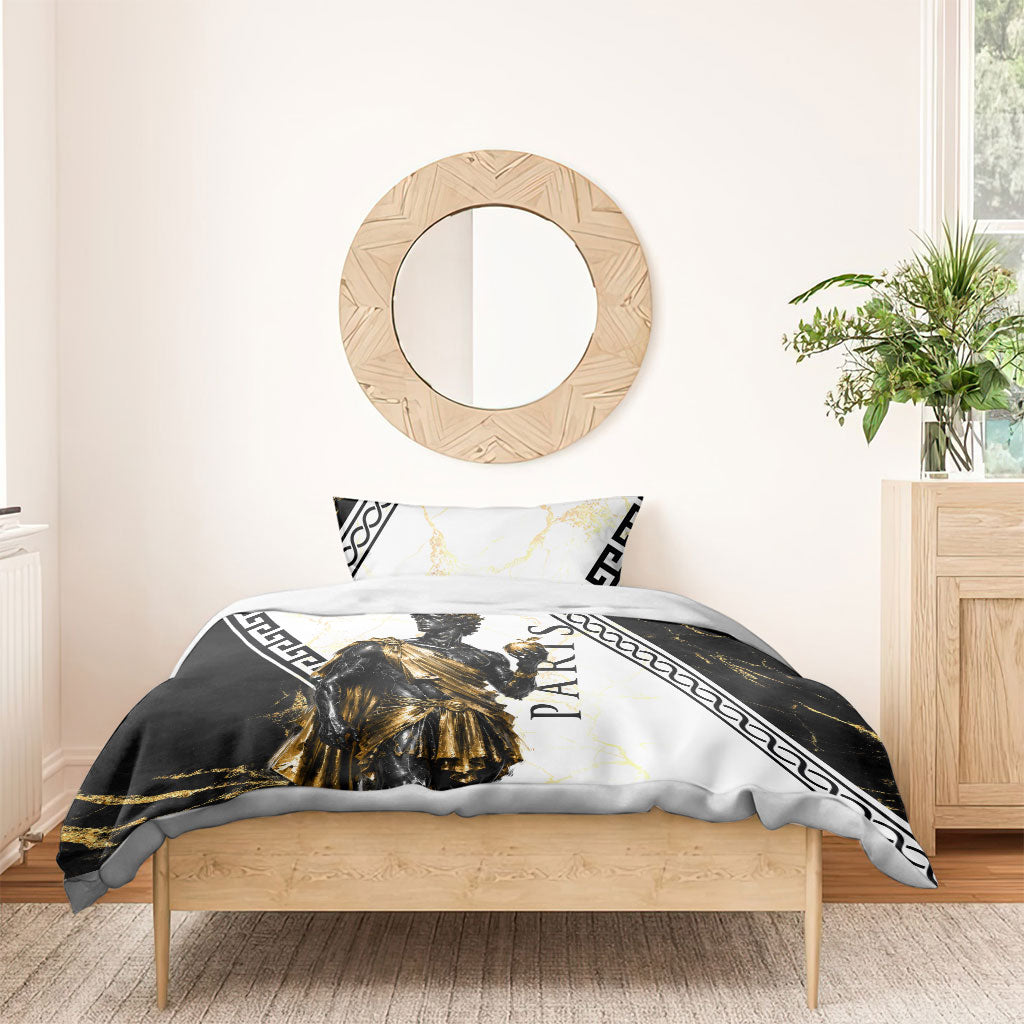 Paris Of Troy Bedding Set Golden Apple Ancient Greek Mythology