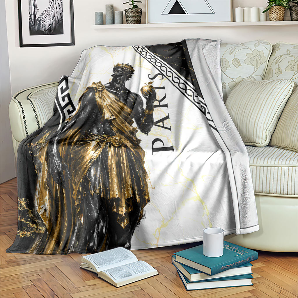Paris Of Troy Blanket Golden Apple Ancient Greek Mythology