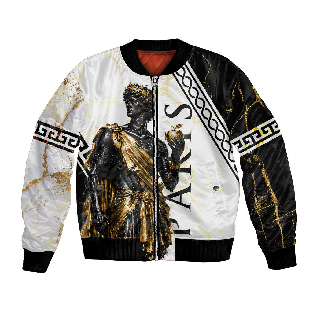 Paris Of Troy Bomber Jacket Golden Apple Ancient Greek Mythology