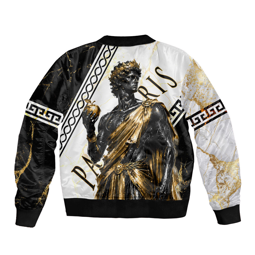 Paris Of Troy Bomber Jacket Golden Apple Ancient Greek Mythology