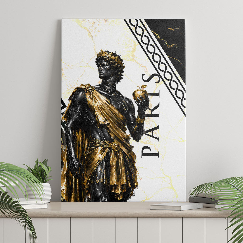 Paris Of Troy Canvas Wall Art Golden Apple Ancient Greek Mythology