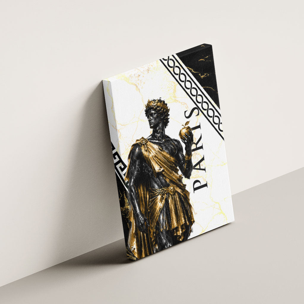 Paris Of Troy Canvas Wall Art Golden Apple Ancient Greek Mythology