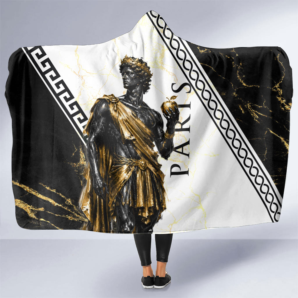 Paris Of Troy Hooded Blanket Golden Apple Ancient Greek Mythology