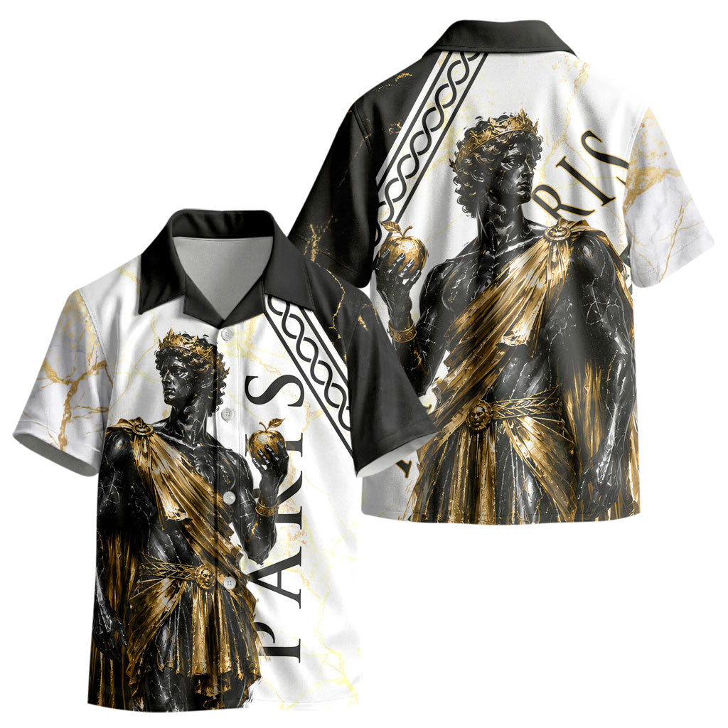Paris Of Troy Kid Hawaiian Shirt Golden Apple Ancient Greek Mythology
