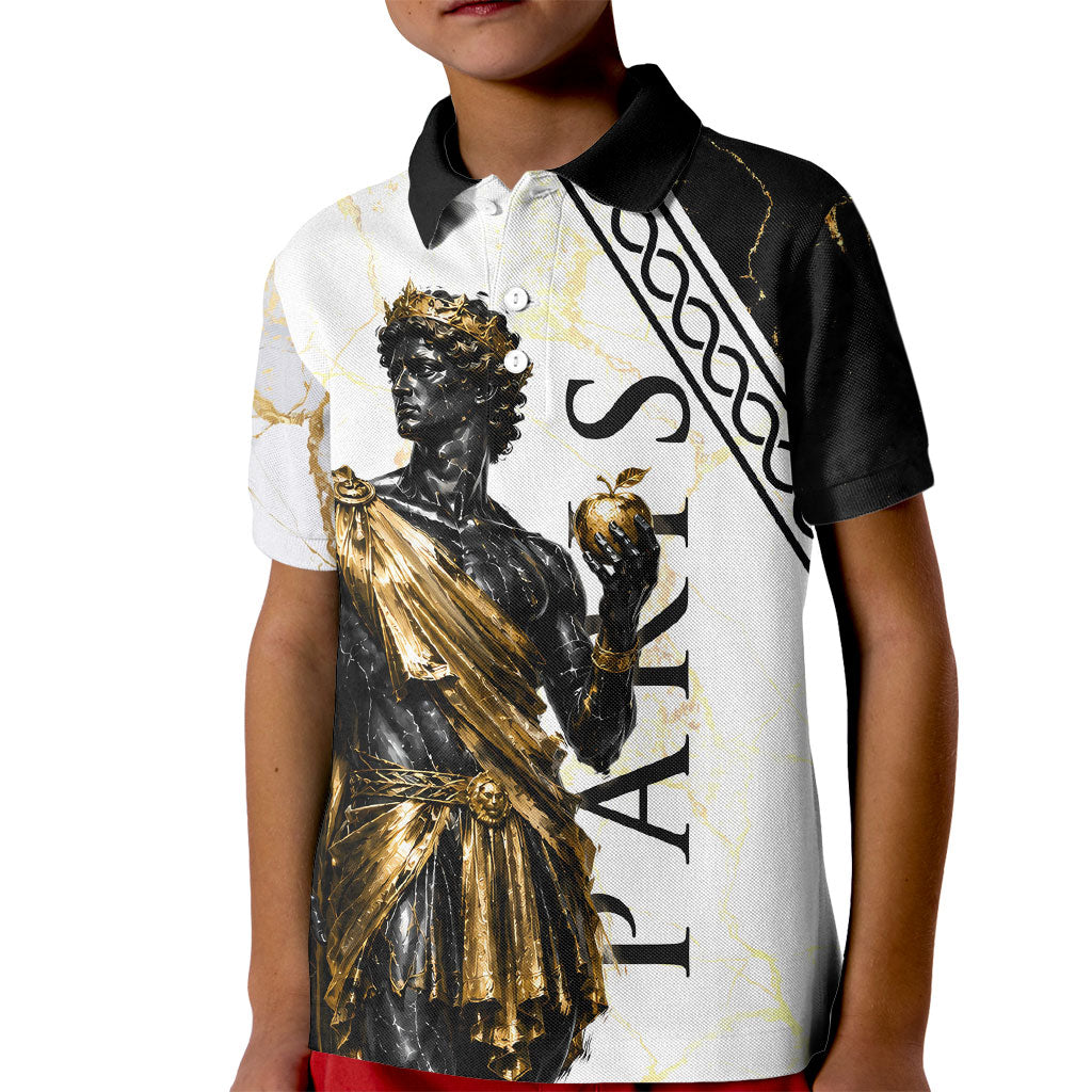 Paris Of Troy Kid Polo Shirt Golden Apple Ancient Greek Mythology